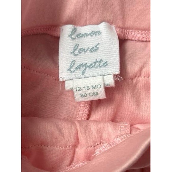Lemon Loves Layette 2 Pc Pink Ruffled St 12-18 Months - Picture 4 of 4